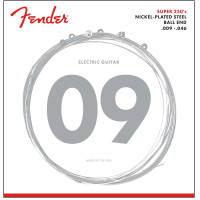 Комплект струн для електрогітари FENDER 250LR SUPER 250s NICKEL-PLATED STEEL 09-46