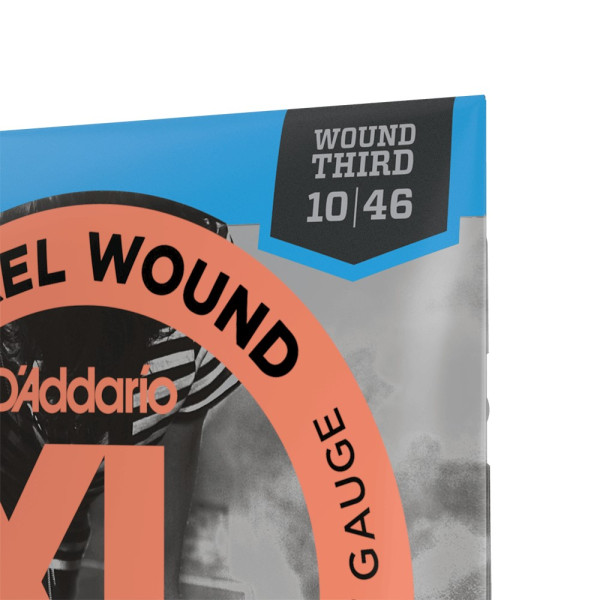 Комплект струн для електрогітари D'ADDARIO EXL110W XL NICKEL WOUND REGULAR LIGHT WOUND 3RD (10-46)