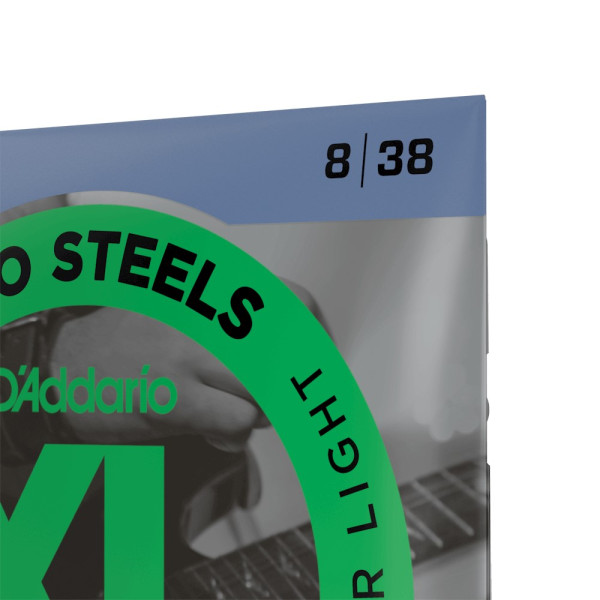 Комплект струн для електрогітари D'ADDARIO EPS530 XL PROSTEELS EXTRA SUPER LIGHT (08-38)