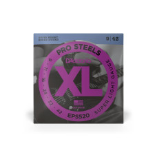 Комплект струн для електрогітари D'ADDARIO EPS520 XL PROSTEELS SUPER LIGHT (09-42)