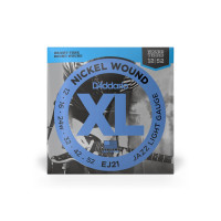 Комплект струн для електрогітари D'ADDARIO EJ21 XL NICKEL WOUND JAZZ LIGHT (12-52)