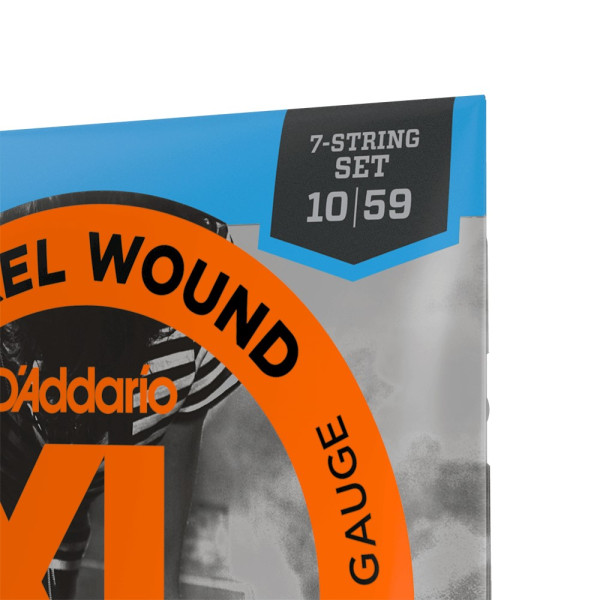 Комплект струн для електрогітари D'ADDARIO EXL110-7 XL NICKEL WOUND REGULAR LIGHT 7-STRING (10-59)