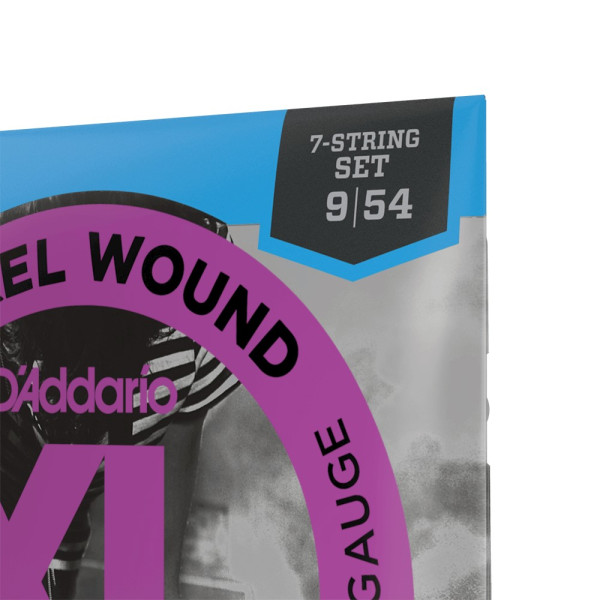 Комплект струн для електрогітари D'ADDARIO EXL120-7 XL NICKEL WOUND SUPER LIGHT 7-STRING (09-54)