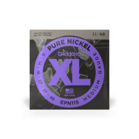 Комплект струн для електрогітари D'ADDARIO EPN115 XL PURE NICKEL BLUES/JAZZ ROCK (11-48)