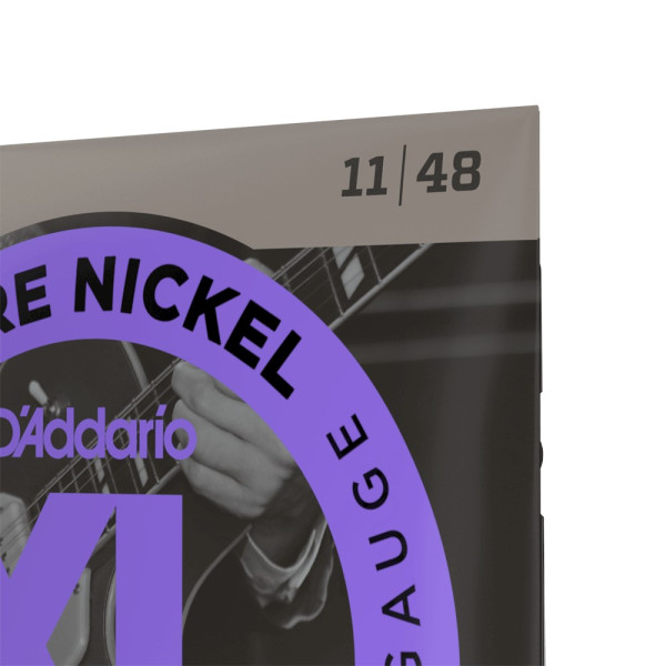 Комплект струн для електрогітари D'ADDARIO EPN115 XL PURE NICKEL BLUES/JAZZ ROCK (11-48)