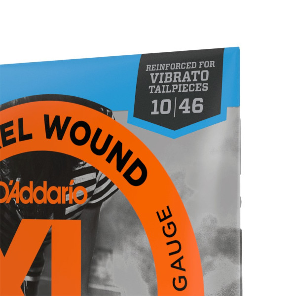 Комплект струн для електрогітари D'ADDARIO EKXL110 XL NICKEL WOUND REGULAR LIGHT REINFORCED (10-46)