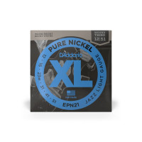 Комплект струн для електрогітари D'ADDARIO EPN21 XL PURE NICKEL JAZZ LIGHT (12-51)