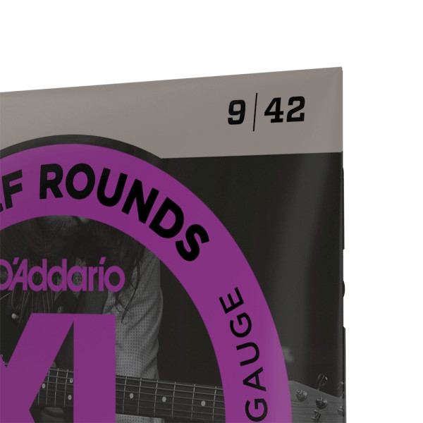 Комплект струн для електрогітари D'ADDARIO EHR320 XL HALF ROUNDS SUPER LIGHT (09-42)