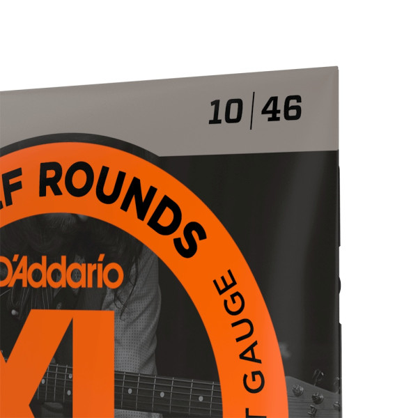 Комплект струн для електрогітари D'ADDARIO EHR310 XL HALF ROUNDS REGULAR LIGHT (10-46)