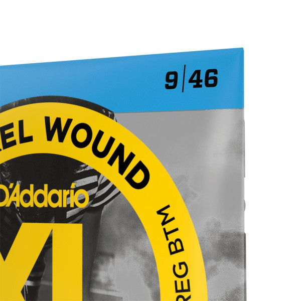 Комплект струн для електрогітари D'ADDARIO EXL125 XL NICKEL WOUND SUPER LIGHT TOP / REGULAR BOTTOM (09-46)