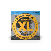 Комплект струн для електрогітари D'ADDARIO EXL110+ XL NICKEL WOUND REGULAR LIGHT PLUS (10.5-48)
