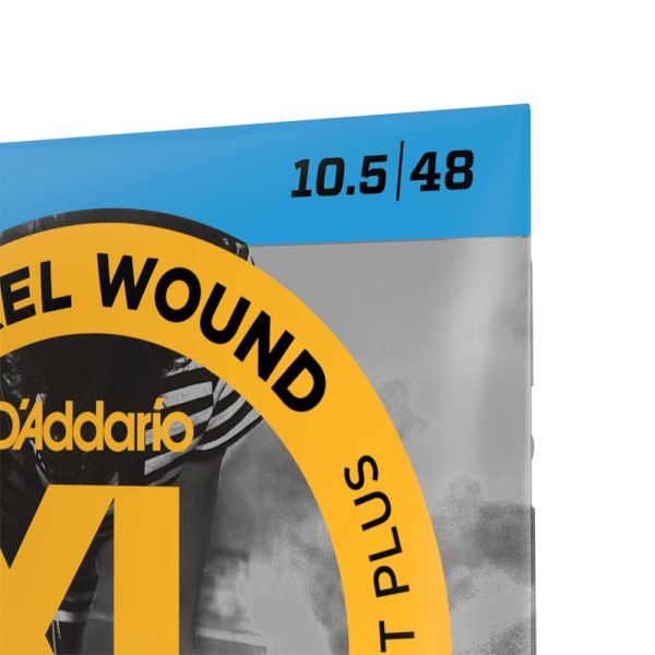 Комплект струн для електрогітари D'ADDARIO EXL110+ XL NICKEL WOUND REGULAR LIGHT PLUS (10.5-48)