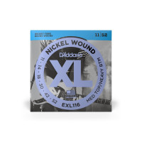 Комплект струн для електрогітари D'ADDARIO EXL116 XL NICKEL WOUND MEDIUM TOP / HEAVY BOTTOM (11-52)