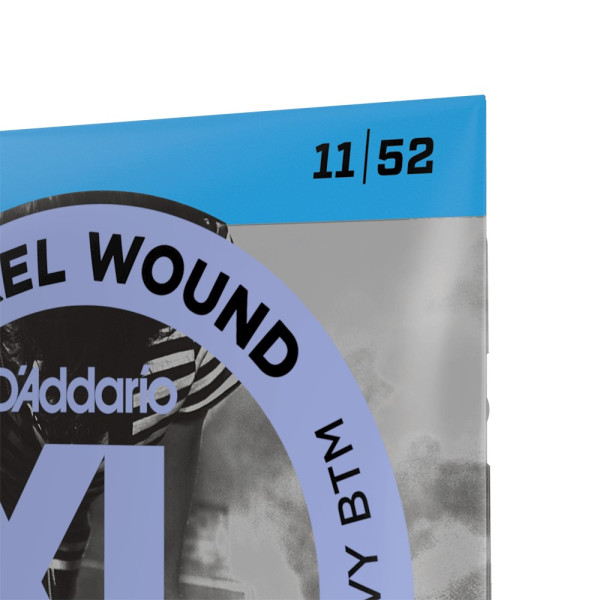 Комплект струн для електрогітари D'ADDARIO EXL116 XL NICKEL WOUND MEDIUM TOP / HEAVY BOTTOM (11-52)