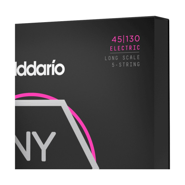 Комплект струн для бас-гітари D'ADDARIO NYXL45130 REGULAR LIGHT 5-STRING (45-130)