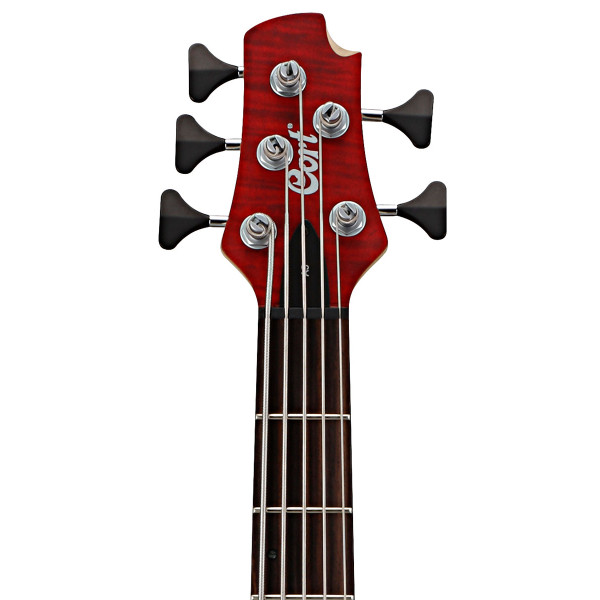 Бас-гітара CORT A5 Plus FMMH (Open Pore Black Cherry)
