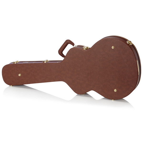 Кейс для електрогітари GATOR GW-335-BROWN Semi-Hollow Guitar Deluxe Wood Case 