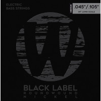 Комплект струн для бас-гітари WARWICK 41200 Black Label, Nickel-Plated, Medium 4-String (45-105)