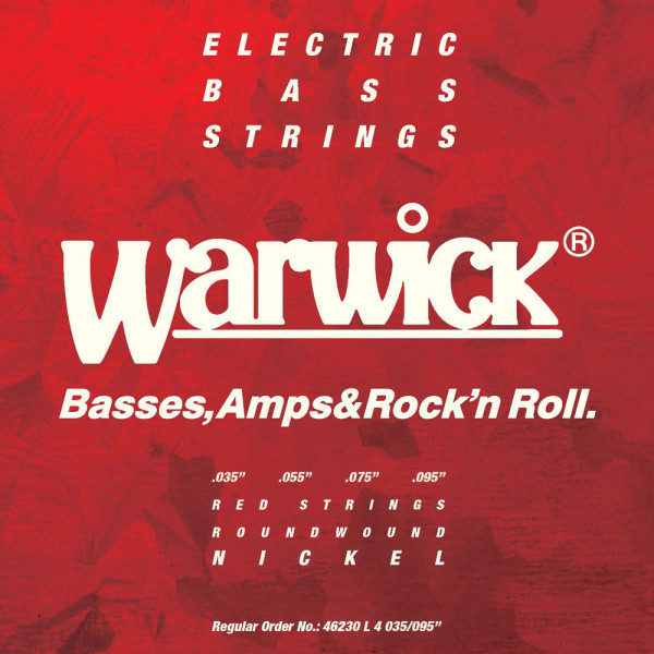 Комплект струн для бас-гітари WARWICK 46230 RED Nickel Plated Light 4-String (35-95)