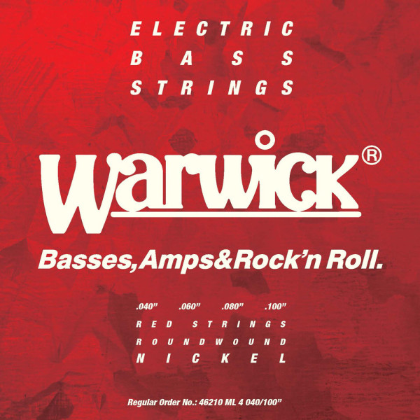 Комплект струн для бас-гітари WARWICK 46210 NICKEL ELECTRIC BASS ML4 (40-100)