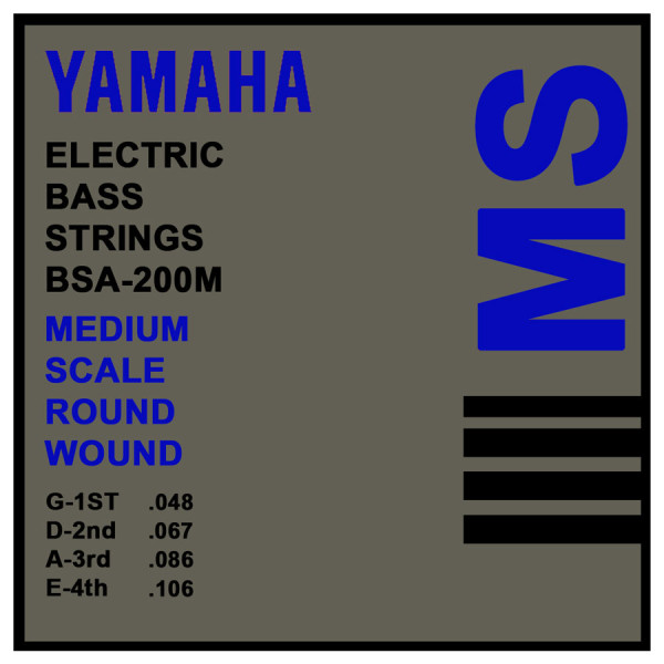 Комплект струн для бас-гітари YAMAHA BSA200M