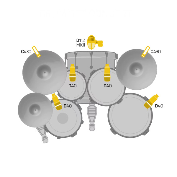 Набір мікрофонів для барабанів AKG Drum Set Concert I