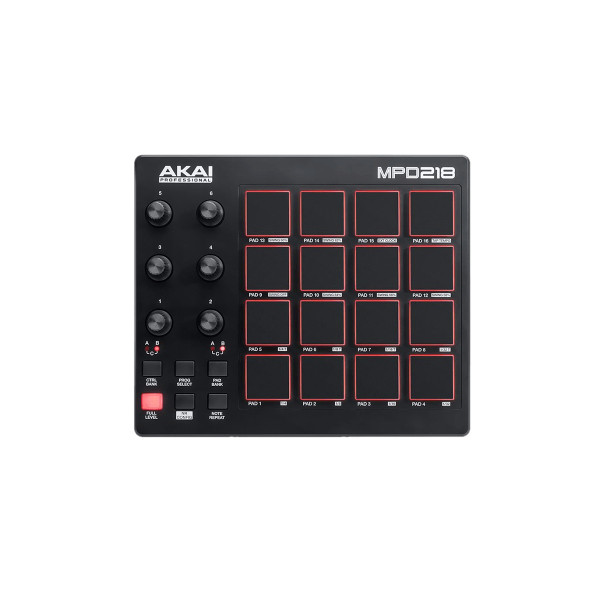 MIDI контролер AKAI MPD218