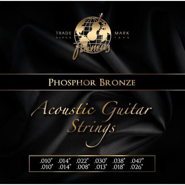 Комплект струн для акустичної гітари FRAMUS 47240 PHOSPHOR BRONZE LIGHT 12-STRING (10-47)