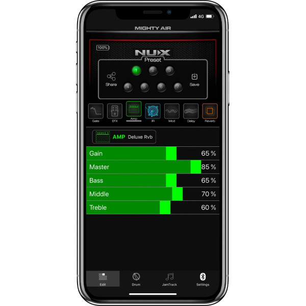 Комбопідсилювач для електрогітари NUX Mighty Air