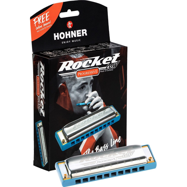 Губна гармошка HOHNER Progressive Rocket LOW M201697X Low C-major