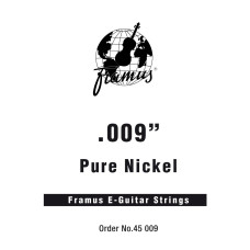 Струна №1 мі для електрогітари  FRAMUS 45009 BLUE LABEL - ELECTRIC GUITAR SINGLE STRING, .009