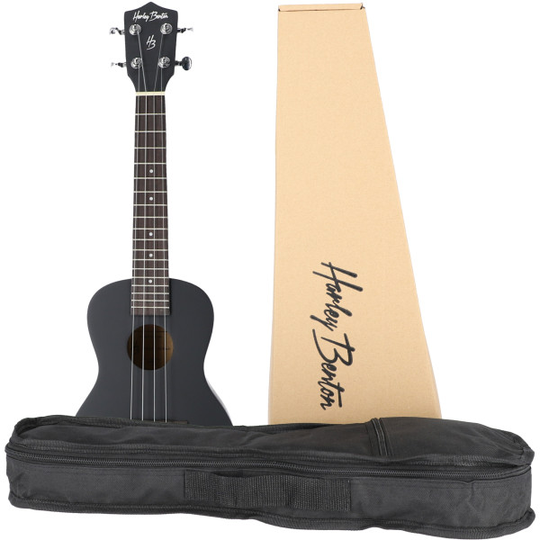 Укулеле концерт HARLEY BENTON UK-12C Black