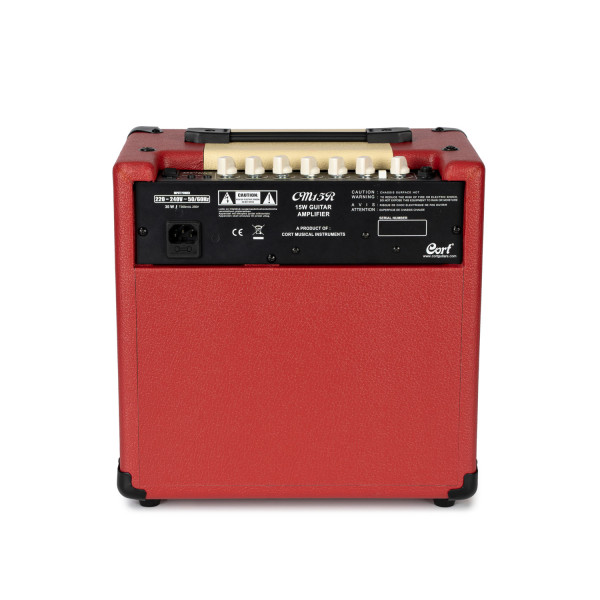 Комбопідсилювач для електрогітари CORT CM15R (Dark Red)