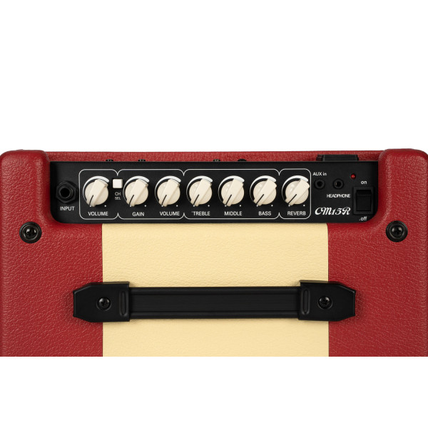 Комбопідсилювач для електрогітари CORT CM15R (Dark Red)