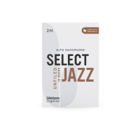 Набір тростин (10 штук) для альт саксофона D'ADDARIO Organic Select Jazz - Alto Sax Unfiled 2M - 10 Pack