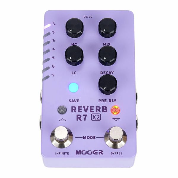 Педаль ефектів MOOER R7 X2 Reverb