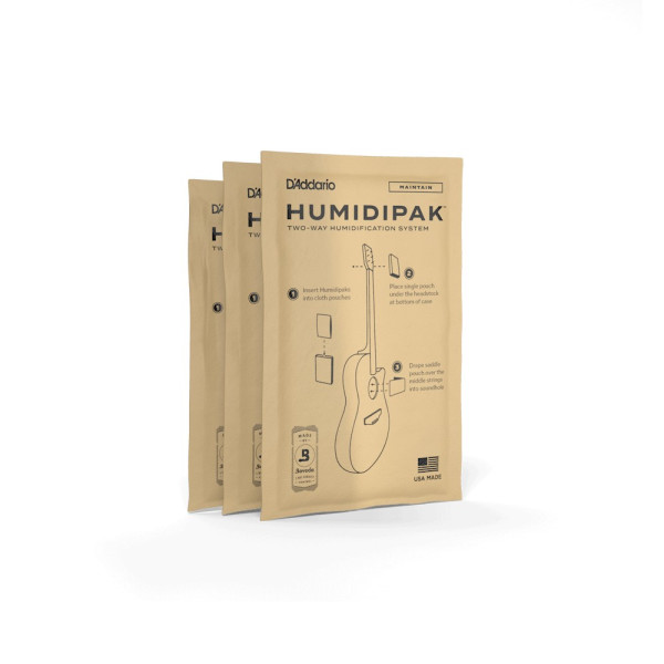 Змінні пакети для зволожувача D'ADDARIO PW-HPRP-03 Two-Way Humidification Replacement 3-Pack
