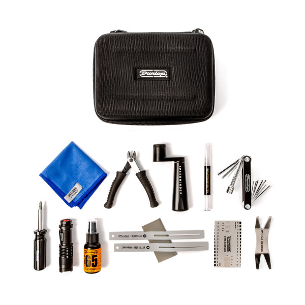 Набір засобів по догляду за гітарою DUNLOP DGT122 SYSTEM 65 COMPLETE GUITAR & BASS STRING CHANGE TOOL KIT