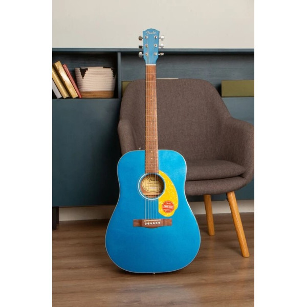Акустична гітара FENDER CD-60S FSR BLUE PEARL w/YELLOW PICKGUARD