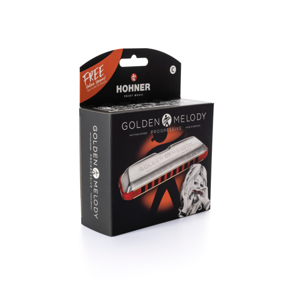 Губна гармошка HOHNER Golden Melody Progressive Eb-Major M54404X