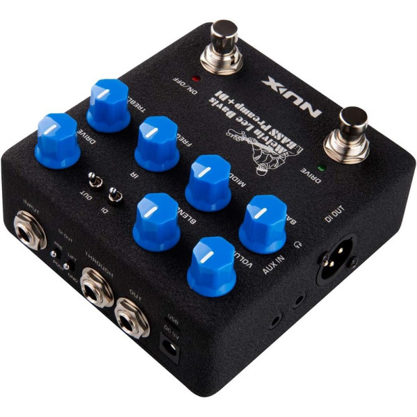 Педаль ефектів NUX MLD Bass Preamp + DI Pedal (NBP-5)