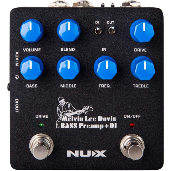 Педаль ефектів NUX MLD Bass Preamp + DI Pedal (NBP-5)