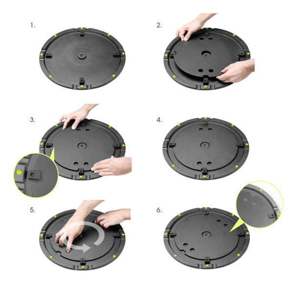 Опорна плита GRAVITY WB 123 B