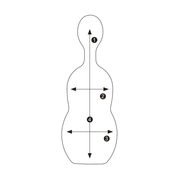 Футляр для віолончелі GEWA Pure Cello Case Polycarbonate