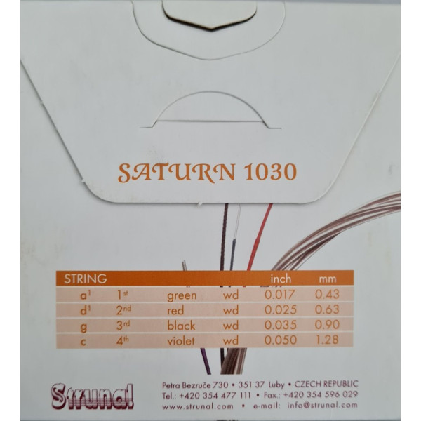 Комплект струн для альта STRUNAL Saturn 1030