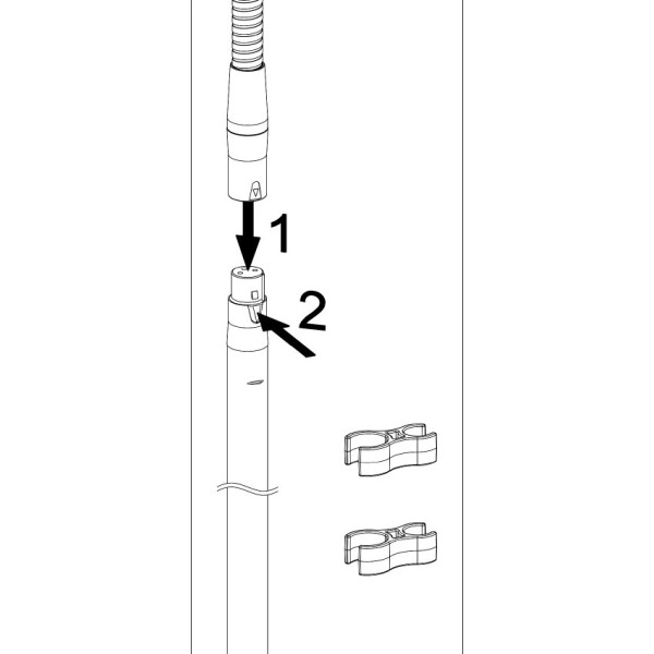 Стійка для мікрофона з XLR роз'ємом KONIG & MEYER 27500-000-55