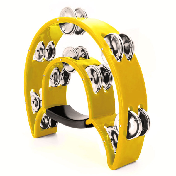 Тамбурин MAXTONE 818 DUAL POWER TAMBOURINE (YELLOW)