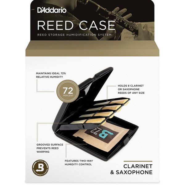 Гідрофутляр для тростин D'ADDARIO MULTI-REED STORAGE CASE - CLARINET/SAX W/REED VITALIZER