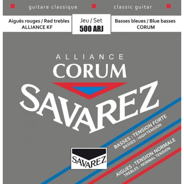 Комплект струн для класичної гітари SAVAREZ Alliance Corum 500ARJ Mixed Tension