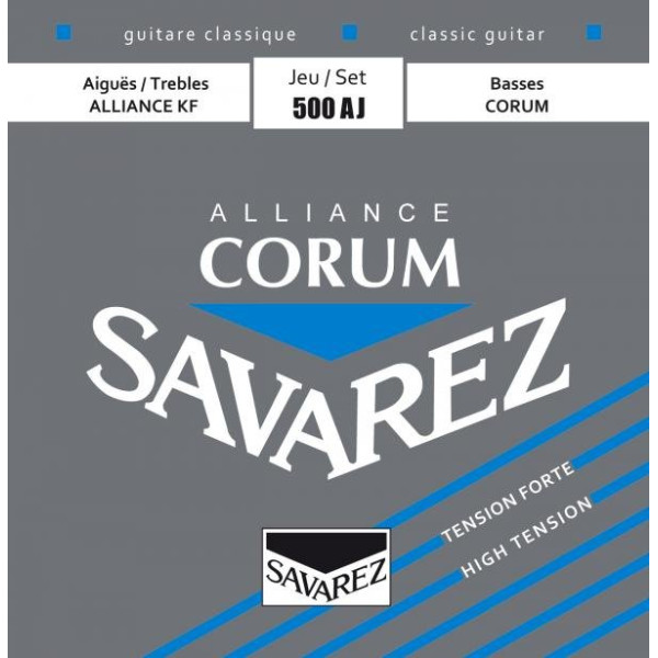 Комплект струн для класичної гітари SAVAREZ Alliance Corum 500AJ High Tension